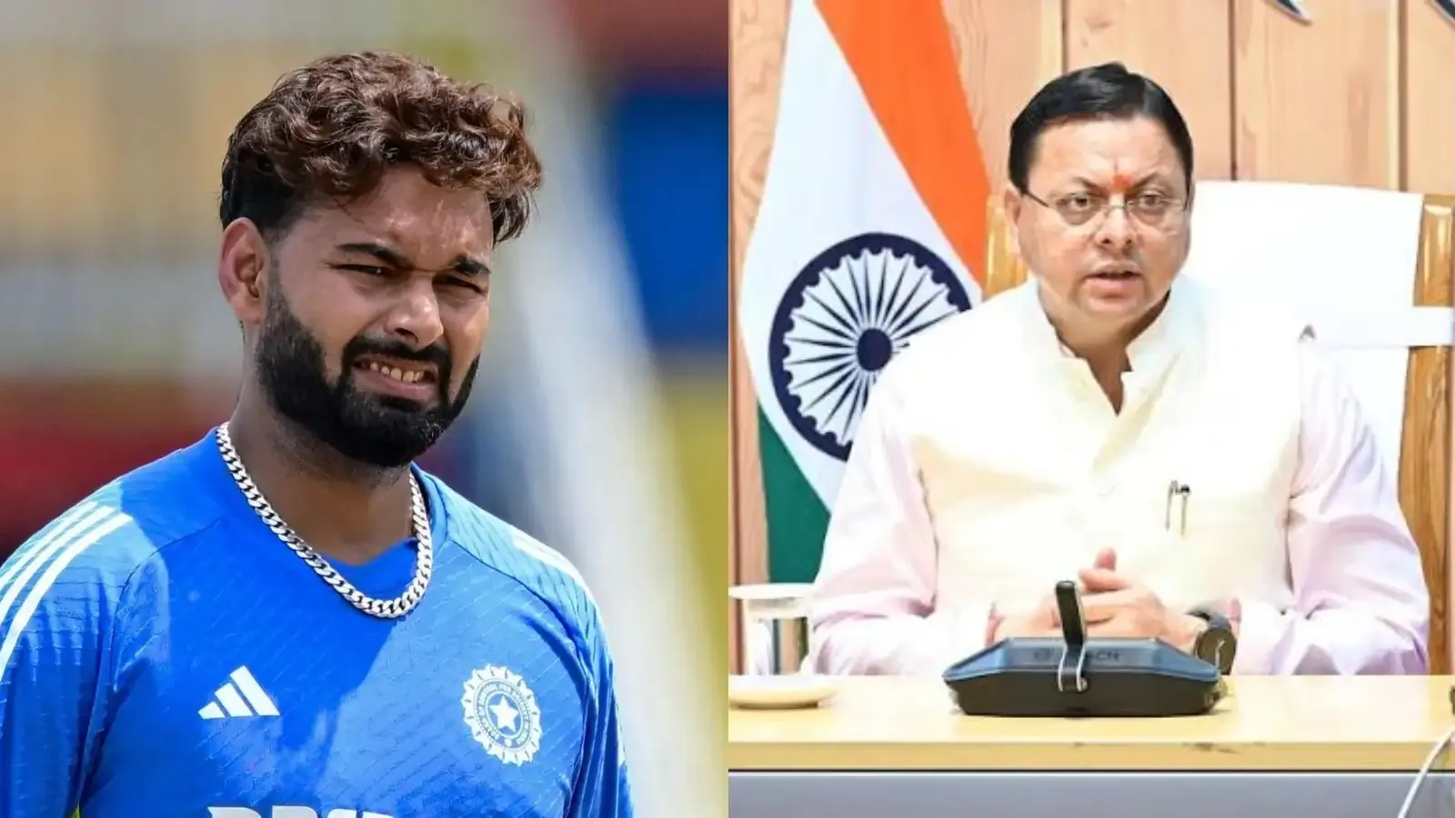 पंत ने उत्तराखंड में जमीन खरीदने में मदद मांगी: तीन साल से तलाश, धामी से कहा- गिफ्ट नहीं, सरकार से खरीदकर प...
